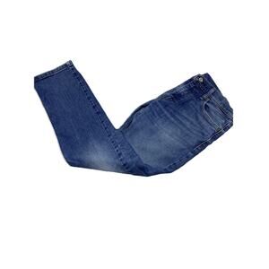 Levis 513 Jeans Mens Tag 32x32 Actual 33x29.5 Blue Slim Straight Stretch Western